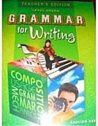 Grammar for Writing : Level Green (Paperback, Teachers Edition)