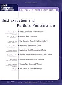 Best Execution and Portfolio Performance (Hardcover)