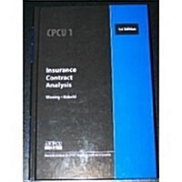 Insurance Contract Analysis (Hardcover)