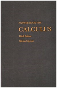 Answer Book to Calculus (Hardcover, 3rd)