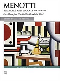 Ricercare and Toccata: On a Theme from the Old Maid and the Thief (Paperback)