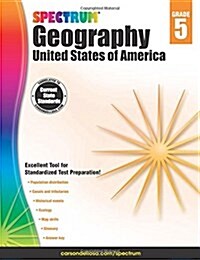 Spectrum Geography, Grade 5: United States of America (Paperback)