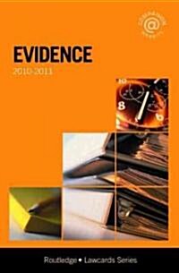 Evidence 2010-2011 (Paperback, 6th)