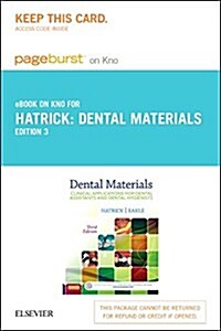 Dental Materials Pageburst E-book on Kno Retail Access Card (Pass Code, 3rd)