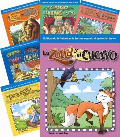 Childrens Fables 6-Book Spanish Set (Hardcover)