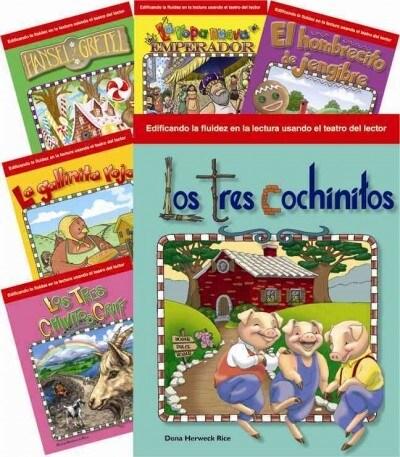 Childrens Folk Tales and Fairy Tales 6-Book Spanish Set (Paperback)