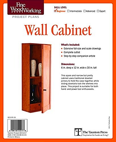 Fine Woodworkings Wall Cabinet Plan (Paperback)