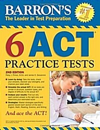 [중고] Barron‘s 6 ACT Practice Tests, 2nd Edition (Paperback, 2, Revised)