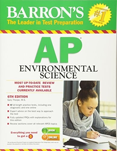 Barrons AP Environmental Science, 6th Edition (Paperback, 6, Revised)