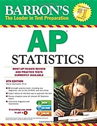 Barrons AP Statistics , 8th Edition [With CDROM] (Paperback, 8, Revised)