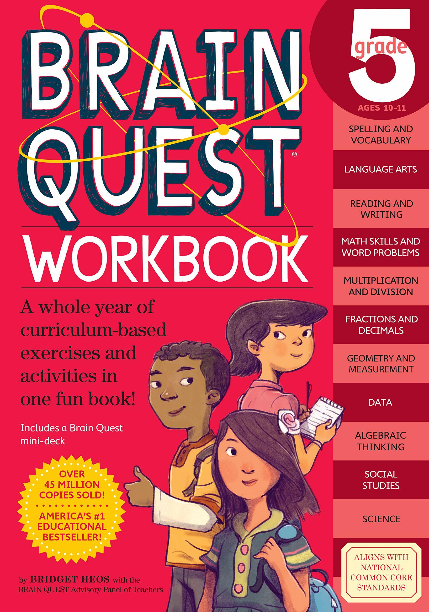 Brain Quest Workbook: 5th Grade (Paperback)