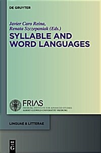 Syllable and Word Languages (Hardcover)