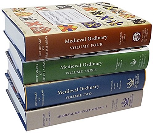 Dictionary of British Arms Medieval [4 volume set] (Multiple-component retail product)