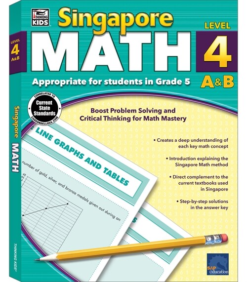 [중고] Singapore Math, Grade 5: Volume 25 (Paperback)