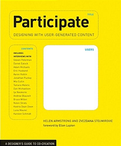 Participate: Designing with User-Generated Content (Paperback)