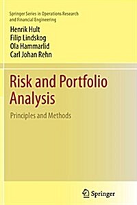 Risk and Portfolio Analysis: Principles and Methods (Paperback, 2012)