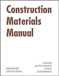 Construction Materials Manual (Hardcover)