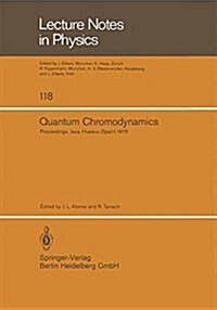 Quantum Chromodynamics: Proceedings of the X G.I.F.T. International Seminar on Theoretical Physics Held at Jaca, Huesca (Spain) June 1979 (Paperback, 1980)