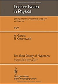 The Beta Decay of Hyperons (Paperback)