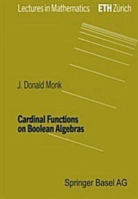 Cardinal Functions on Boolean Algebras (Paperback)