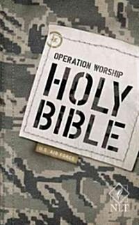 Operation Worship-Bible-NLT-Air Force (Paperback, 2)