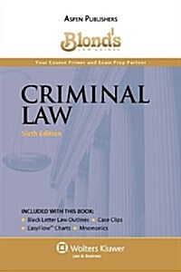 Blonds Law Guides: Criminal Law (Paperback, New)