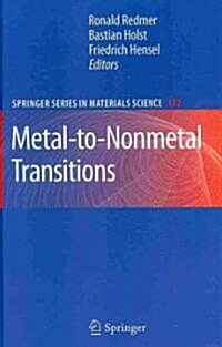 Metal-to-Nonmetal Transitions (Hardcover)