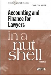 Accounting and Finance for Lawyers in a Nutshell (Paperback, 4th)