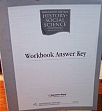 Social Studies California Practice Bk Answer Key, Level 6 (Paperback)