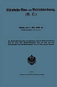 Eisenbahn-bau- Und Betriebsordnung (Paperback)