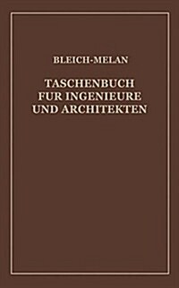 Taschenbuch F? Ingenieure Und Architekten (Paperback, Softcover Repri)