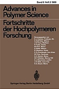 Fortschritte Der Hochpolymeren-forschung (Paperback)