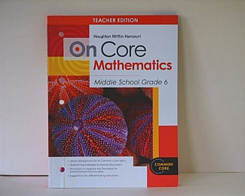 Houghton Mifflin Harcourt on Core Mathematics: Teachers Guide Grade 6 2012 (Paperback)