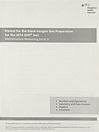 Steck Vaughn GED Pretest for Mathematical Reasoning Form A (Paperback, CSM, TAI)