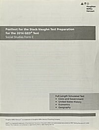 Steck Vaughn GED Posttest for Social Studies Form C (Paperback)