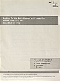 Steck Vaughn GED Posttest for Social Studies Form D (Paperback)