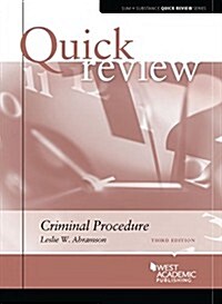 Quick Review of Criminal Procedure (Paperback, 3rd)