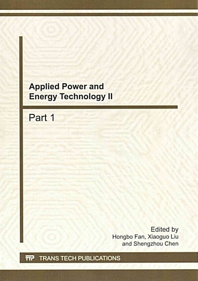 Applied Power and Energy Technology II (Paperback)