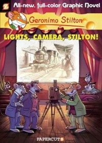 Geronimo Stilton Graphic Novels #16: Lights, Camera, Stilton! (Hardcover)
