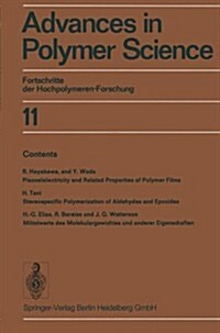 Advances in Polymer Science: Fortschritte Der Hochpolymeren-Forschung (Paperback, Softcover Repri)