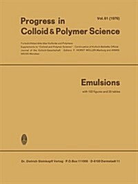 Emulsions (Paperback, 1978)