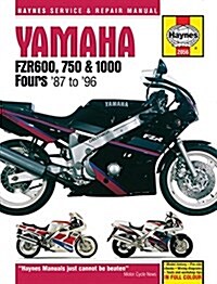 Yamaha FZR600, 750 & 1000 Fours (87 - 96) Haynes Repair Manual (Paperback)