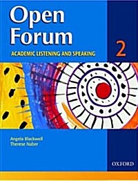 [중고] Open Forum 2: Student Book : Academic Listening and Speaking (Paperback)