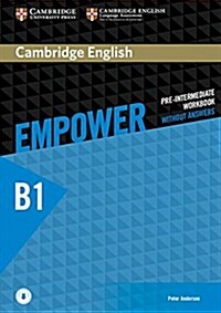 Cambridge English Empower Pre-Intermediate Workbook Without Answers with Downloadable Audio (Package)