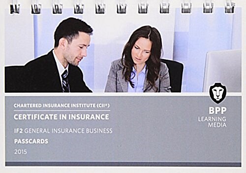 CII Certificate in Insurance IF2 General Insurance Business : Passcards (Spiral Bound)
