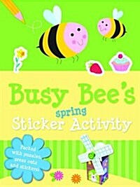 Spring Sticker Activity Busy Bees (Paperback)
