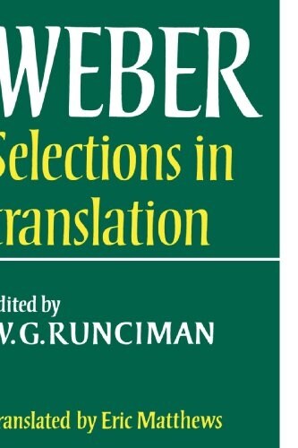 [중고] Max Weber: Selections in Translation (Paperback)