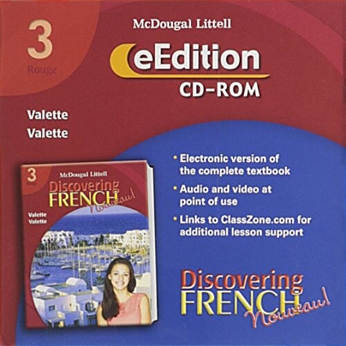 Discovering French Nouveau Level 2, Grades 9-12 Edition (DVD-ROM)