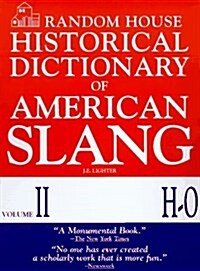 Random House Historical Dictionary of American Slang (Hardcover)