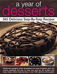 [중고] A Year of Desserts (Paperback)